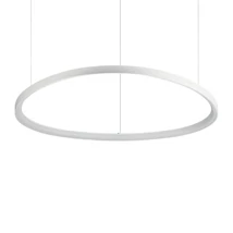 IdealLux GEMINI függeszték fém, műanyag, fehér, LED, 78W, 4000K, 9100Lm - 372211