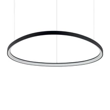 IdealLux GEMINI függeszték fém, műanyag, fekete, fehér, LED, 78W, 4000K, 9100Lm - 372228