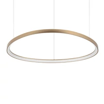 IdealLux GEMINI függeszték fém, műanyag, sárgaréz, fehér, LED, 78W, 4000K, 9100Lm - 372235
