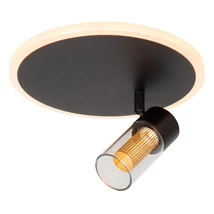 Lucide EVERINA mennyezet lámpa fém, üveg, fekete, áttetsző, LED, 5W+8W, 220lm+320lm, 2200K-6500K - 00131/23/30