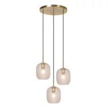 Lucide ALICENT függeszték fém, üveg, arany, áttetsző, E27, 40W - 03450/03/02