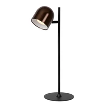 Lucide SKANSKA asztali lámpa fém, fekete, barna, LED, 3W, 350lm, 3000K-6000K, IP44 - 03649/03/96