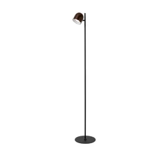 Lucide SKANSKA állólámpa fém, fekete, barna, LED, 3W, 350lm, 3000K-6000K, IP44 - 03749/03/96