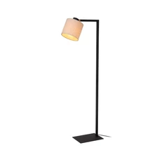 Lucide LESLEY állólámpa fém, szövet, fekete, bézs, E27, 40W - 03750/81/30