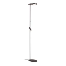 Lucide ORTOLAN állólámpa fém, fekete, LED, 12W+3W, 506lm+130lm, 2700K-4000K - 03752/21/30