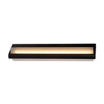 Lucide WANDA fürdőszobai fali lámpa fém,üveg,akril,fekete,opál,LED,3000K,15W,700Lm,IP44 - 04212/12/30