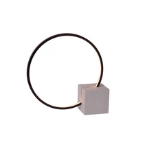 Lucide CIRKELIS asztali lámpa beton,fém,fekete,szürke,LED,3000K,6W,180Lm - 05555/06/30