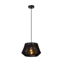 Lucide JESSICA függeszték fém,pamut,fekete,E27 - 10421/30/30