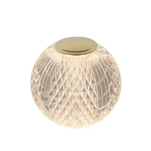 Lucide CINTRA asztali lámpa fém, akrill, arany, áttetsző, 3 lépésben dimmerelhtő LED, 2700K, 1,5W, 95lm - 13599/01/60