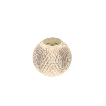 Lucide CINTRA asztali lámpa akríl, áttetsző, arany, LED, 3000K, 1,5W, 95lm - 13599/09/60