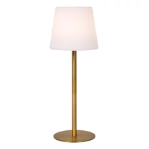 Lucide TYON kültéri asztali lámpa fém, műanyag, arany, fehér, LED dim, 2W, 2700K, 140 Lm, IP65 - 13816/02/02