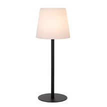 Lucide TYON kültéri asztali lámpa fém, műanyag, fekete, fehér, LED dim, 2W, 2700K, 140 Lm, IP65 - 13816/02/30