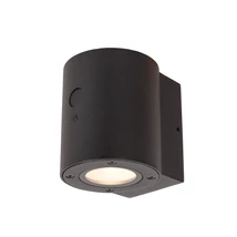 Lucide PERTH kültéri fali lámpa mozgásérzékelővel és alkonykapcsolóval. fém, fekete, LED, 1W, 100lm, 2700K-3000K, IP65 - 15817/01/30