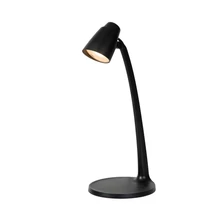 Lucide LUDO asztali lámpa műanyag, fekete, LED, 3000K, 4,5W, 350lm - 18660/05/30