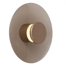 Lucide SANTIAGO fali lámpa fém, üveg, pezsgő, borostyán, LED, 10W, 330lm, 2700K-4000K - 23201/12/62