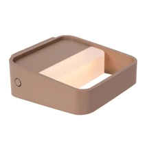 Lucide SILVI fali lámpa fém, barna, fehér, LED dim, 3,7W, 2700K, 80 Lm - 23275/04/97