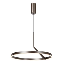 Lucide APPLAUSE függeszték fém, szürke, LED, 32W, 1060lm, 2700K-4000K - 23400/60/15
