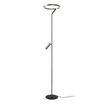 Lucide APPLAUSE állólámpa fém, szürke, LED, 25W+8W, 1700lm+380lm, 2700K-4000K - 23700/20/15