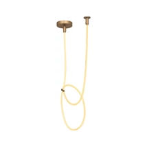 Lucide JANDERIN függeszték fém, pezsgő, LED, 36W, 2300lm, 2200K-3300K - 24105/36/05