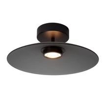 Lucide MENGA mennyezet lámpa fém,üveg,fekete,szürke,LED,2700K,11W,360Lm - 25117/10/65