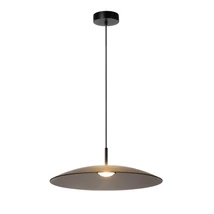 Lucide MENGA függeszték fém,üveg,fekete,szürke,LED,2700K,18,6W,500Lm - 25417/12/65