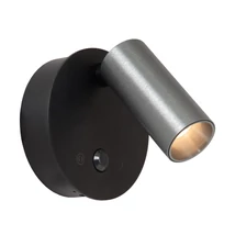 Lucide TONI szpot lámpa mozgásérzékelővel fém, fekete, szürke, LED, 2W, 120lm, 2700K-4000K - 29934/02/15