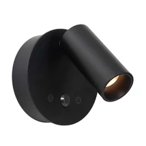 Lucide TONI szpot lámpa mozgásérzékelővel fém, fekete, LED, 2W, 120lm, 2700K-4000K - 29934/02/30