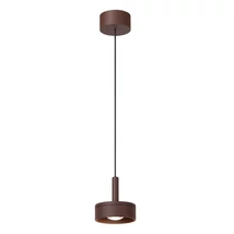 Lucide LENZ kültéri függeszték fém, üveg, barna, áttetsző, LED, 8W, 450lm, 2700K, IP54 - 33806/08/97