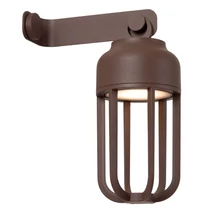 Lucide WELLS kültéri fali lámpa fém, barna, LED, 5W, 140lm, 2700K-4000K, IP54 - 33809/05/97
