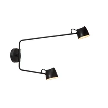 Lucide MILNE fali lámpa fém, fekete, LED dim, 16W, 2700K, 500 Lm - 44216/12/30