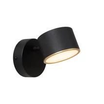 Lucide GIAN fali lámpa fém, fekete, LED, 9W, 200lm, 2700K - 44217/08/30