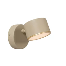 Lucide GIAN fali lámpa fém, bézs, LED, 9W, 200lm, 2700K - 44217/08/41