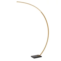 Lucide CURVE állólámpa márvány,fém,fekete,arany,LED,2700K,15W,540Lm - 44700/11/02