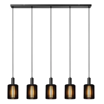 Lucide LAMBRES függeszték fém, fekete, E27, 40W - 45410/05/30