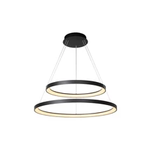 Lucide VIDAL függeszték fém, akrill, fekete, fehér, LED, 2700K, 92W, 4160lm - 46403/92/30