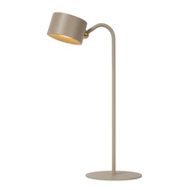 Lucide JOLAN asztali lámpa fém, műanyag, szürke, LED, 3.5W, 90lm, 2700K-5700K - 46619/03/41
