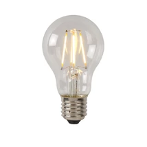 Lucide BULB LED izzó üveg,áttetsző,E27-LED,2700K,7W,1300Lm - 49085/07/60