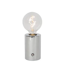 Lucide VIVO asztali lámpa fém, króm, E27, 1W, 39lm, 2700K - 52502/01/11