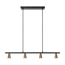 Lucide TIANA függeszték fém, fekete, pezsgő, GU10, 25W - 65401/04/05