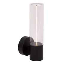 Lucide FILANI kültéri fali lámpa fém, üveg, fekete, áttetsző, LED, 8W, 600lm, 2700K, IP54 - 66800/08/30