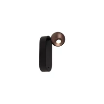 Lucide MONTANA fali lámpa fém, fekete, barna, LED, 6.3W, 415lm, 2700K-4000K - 68200/06/96