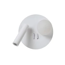 Lucide MATIZ fali lámpa fém,üveg,fehér,opál,LED,3000K,7W,444Lm - 77286/02/31