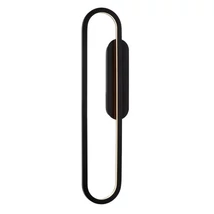 Lucide THELMA fali lámpa fém, fekete, LED dim, 24W, 2700K, 550 Lm - 78200/22/30