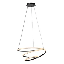 Lucide ESPIRAL függeszték fém, fekete, LED, 40W, 2500lm, 2700K-4000K - 78403/40/30