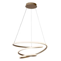 Lucide ESPIRAL függeszték fém, barna, LED, 40W, 2500lm, 2700K-4000K - 78403/40/41