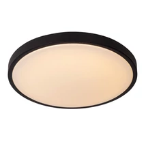 Lucide DASHER fürdőszobai mennyezet lámpa fém, akrill, fekete, fehér, LED, 2700K, 24W, 1300lm, IP44 - 79110/40/30