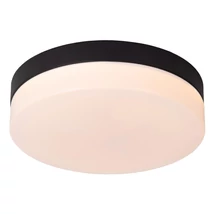 Lucide BISKIT fürdőszobai mennyezet lámpa fém, akrill, fekete, fehér, LED, 2700K, 12W, 600lm, IP44 - 79111/24/30
