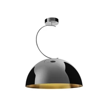 Maxlight TWENTY függeszték fém, fekete, króm, arany, E27 - P0463