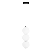 Maxlight TAMA függeszték fém, üveg, fekete, fehér, LED, 3000K, 23W, 1840lm - P0470