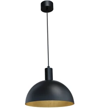 Maxlight LUISANT függeszték fém, fekete, arany, E27 - P0473